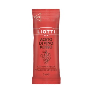 Raudono vyno actas 6%, LIOTTI, 5 ml  x 100 vnt